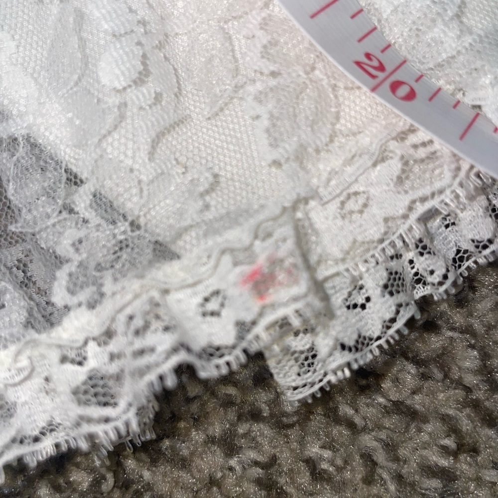 Vintage White Lace Christening Gown, Bryan - Picture 4 of 9